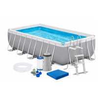 Каркасний басейн Intex Prism Frame Rectangular 26788NP 400×200×100 см