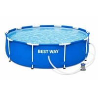 Каркасный бассейн Bestway 56679 Steel Pro 305×76 см с фильтр-насосом