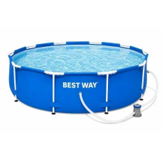Каркасний басейн Bestway 56679 Steel Pro 305×76 см з фільтр-насосом