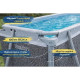 Каркасний басейн Bestway 56722 прямокутний 412×201×122 см (Steel Rattan)