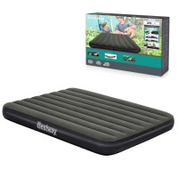 Надувний велюровий матрац Bestway 6713M 191×137×25 см