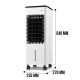Кондиціонер-охолоджувач повітря, 3 швидкості, з таймером LZ05EX 50W 5.5 л