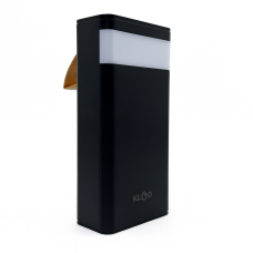 Повербанк 30000 mah, портативна зарядка для телефону, мобільний Power Bank з ліхтариком